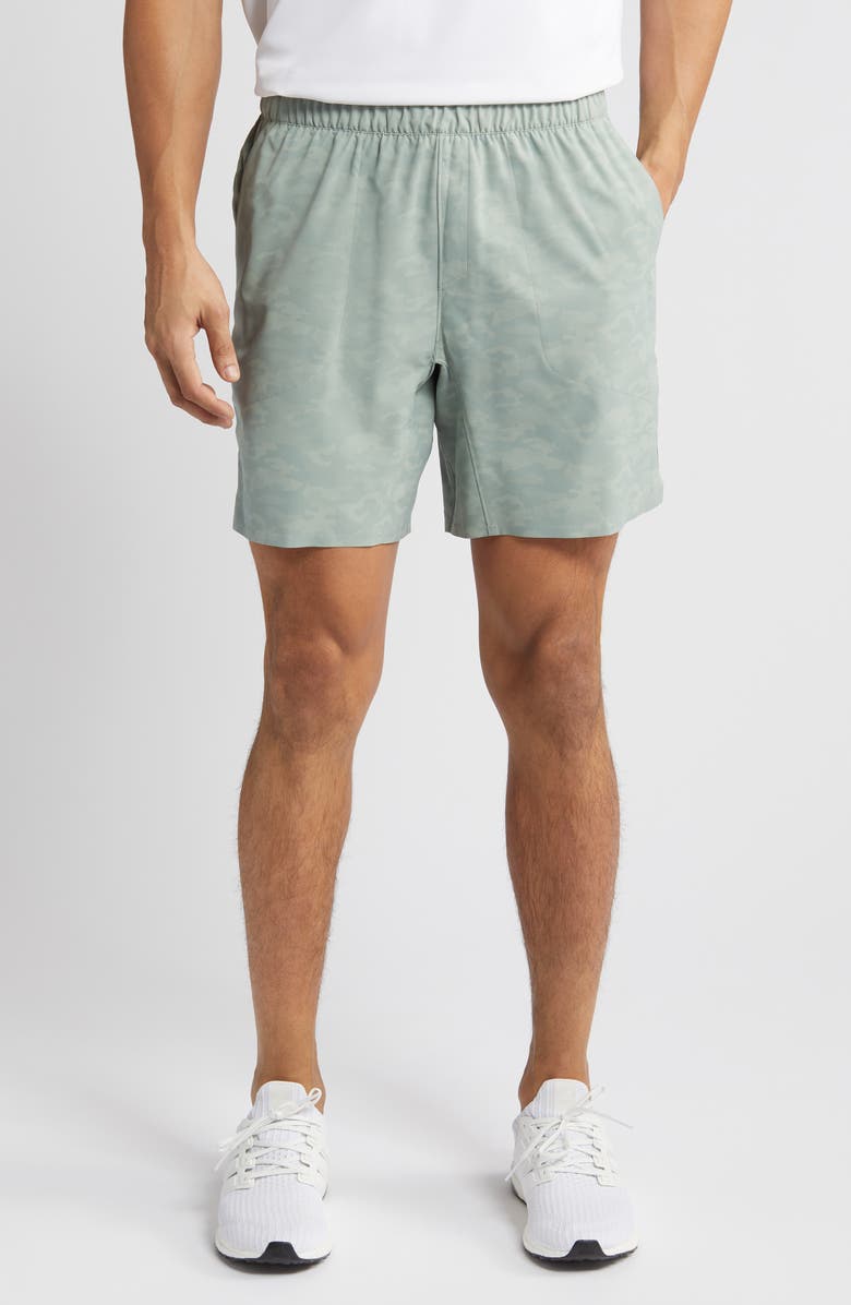 Peter Millar Swift Camo Performance Shorts, Main, color, 