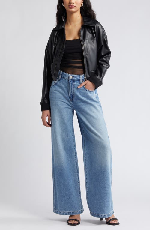 Open Edit Ruched Mesh Camisole In Black