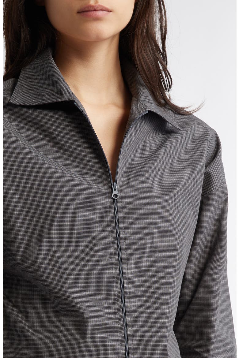 Faye Organic Cotton Crop Shirt Jacket, Alternate, color, GREY