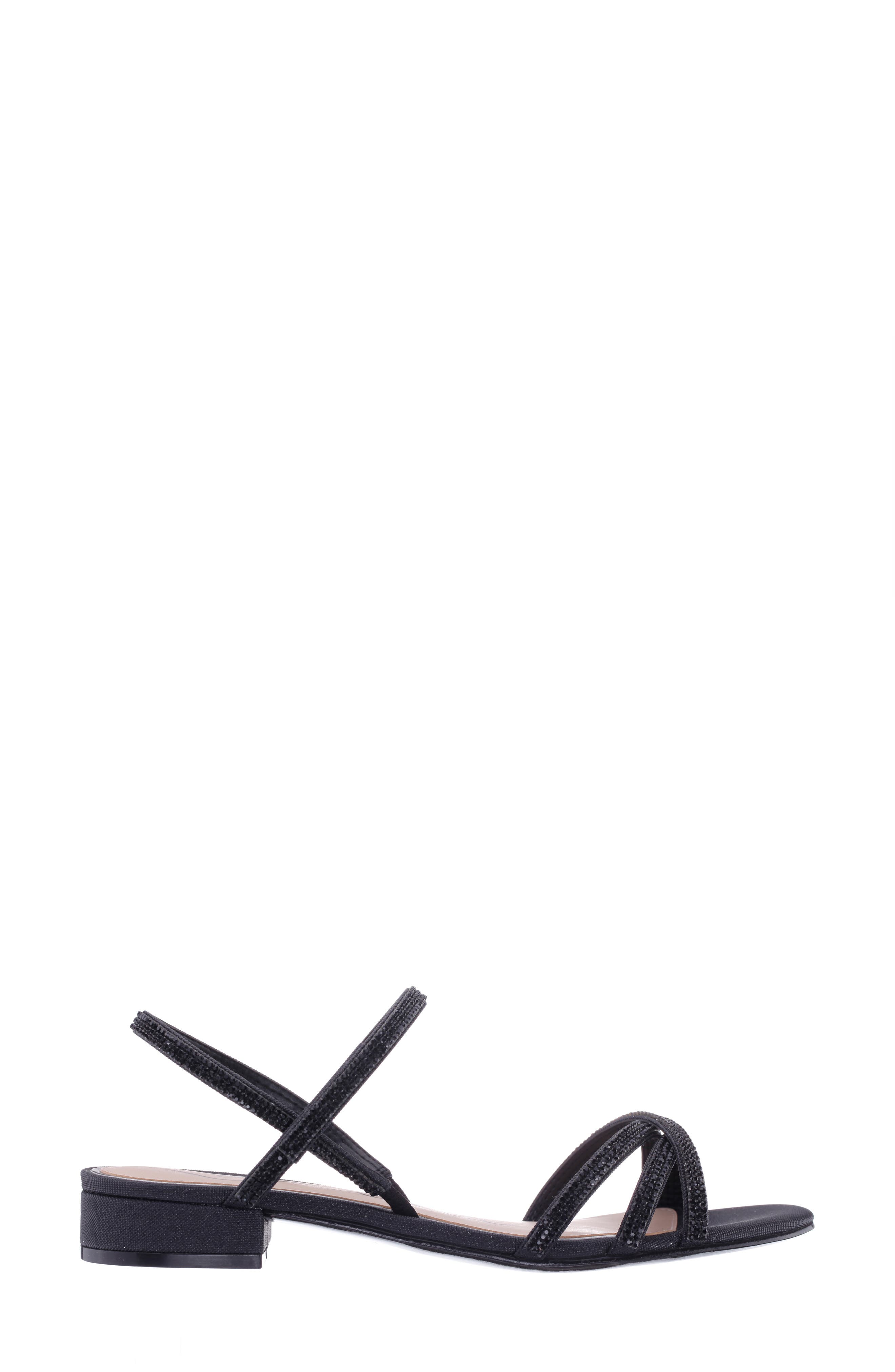 Nina Sonja Slingback Sandal, Alternate, color, Black