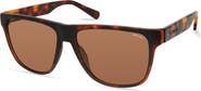 Kenneth Cole 56mm Square Frame Sunglasses