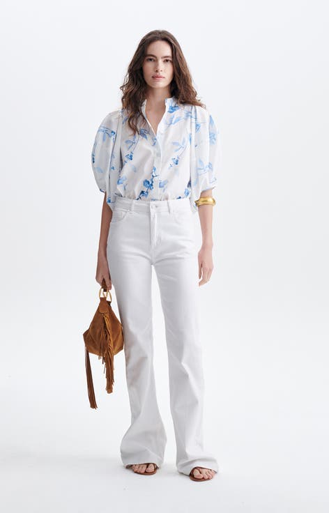 Felicie Puff Sleeve Floral Blouse