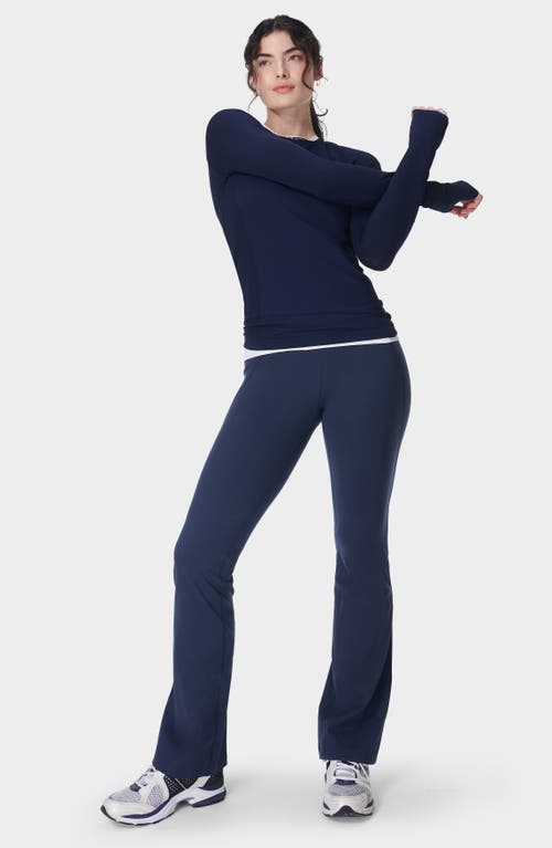 Sweaty Betty Power Workout Bootcut Leggings In Blue