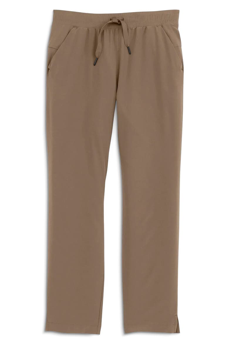 Breeze Drift Drawstring Crop Pants, Alternate, color, FOSSIL