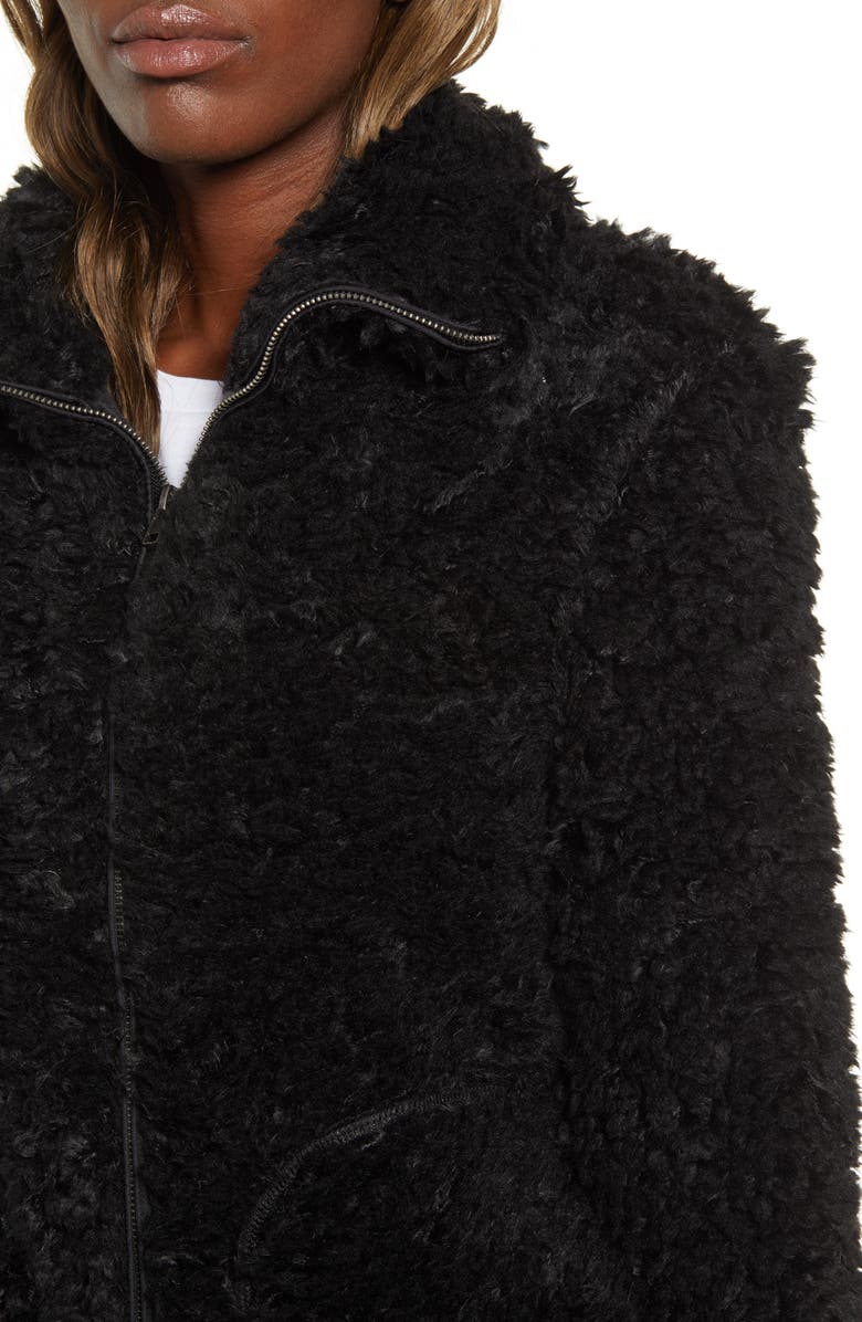 BB Dakota by Steve Madden BB Dakota Teddy Or Not Faux Fur Bomber Jacket, Alternate, color, 
