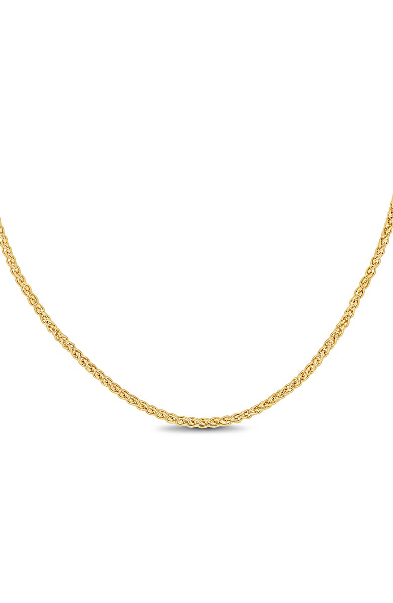 Bony Levy 14K Gold Wheat Chain Necklace, Alternate, color, 14K Yellow Gold