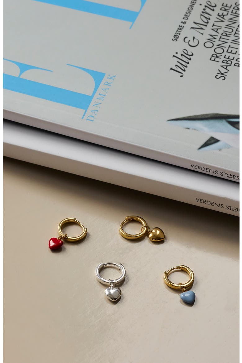 Amore Hoops, Alternate, color, Gold