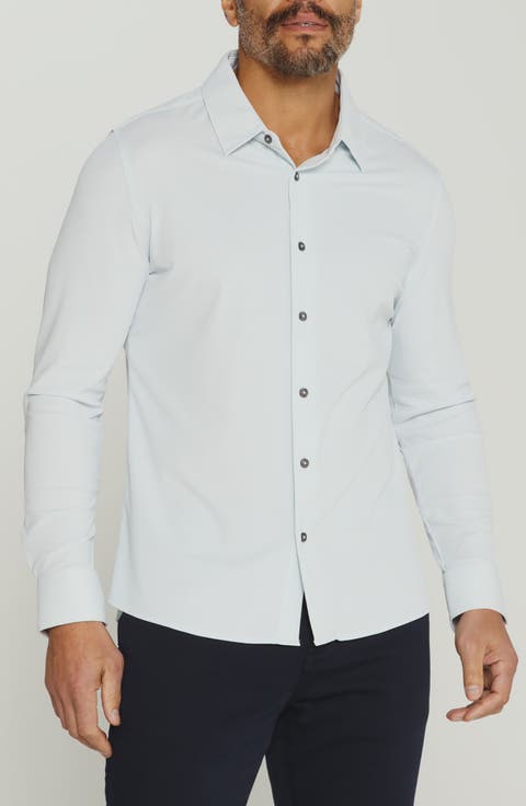 Aldridge Knit Button-Up Shirt