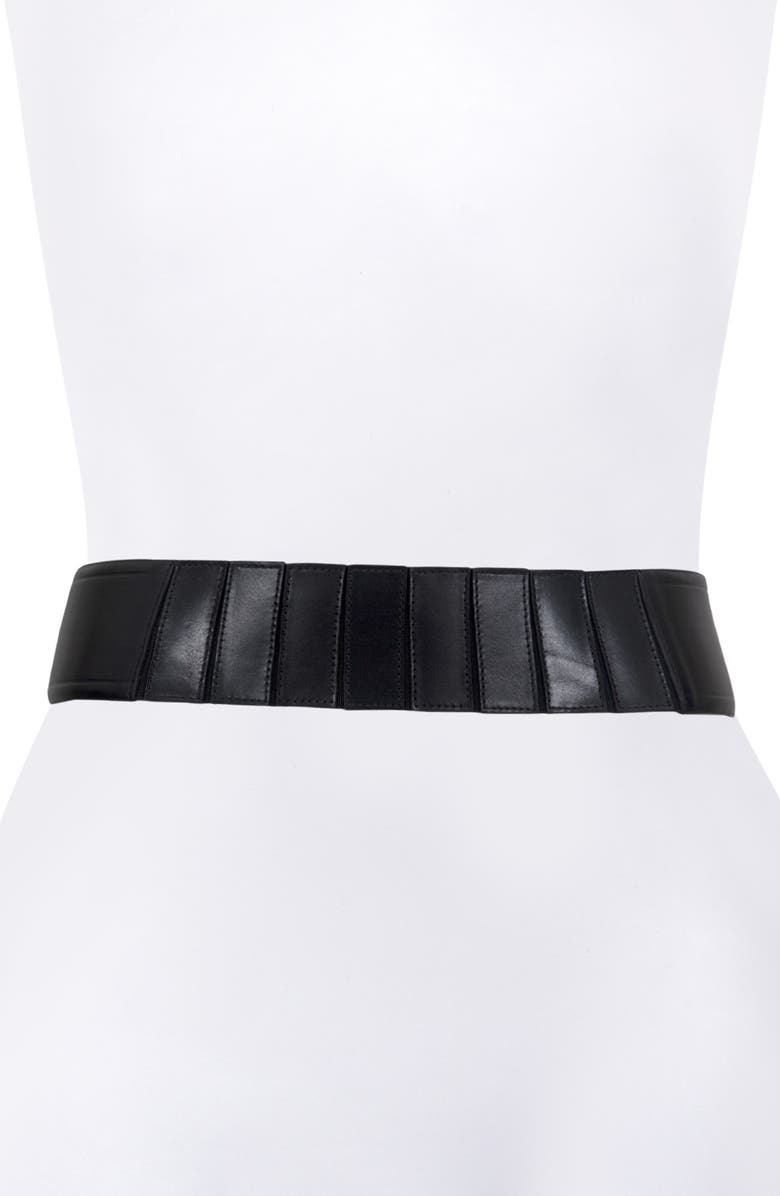 MICHAEL Michael Kors Leather Belt, Alternate, color, 