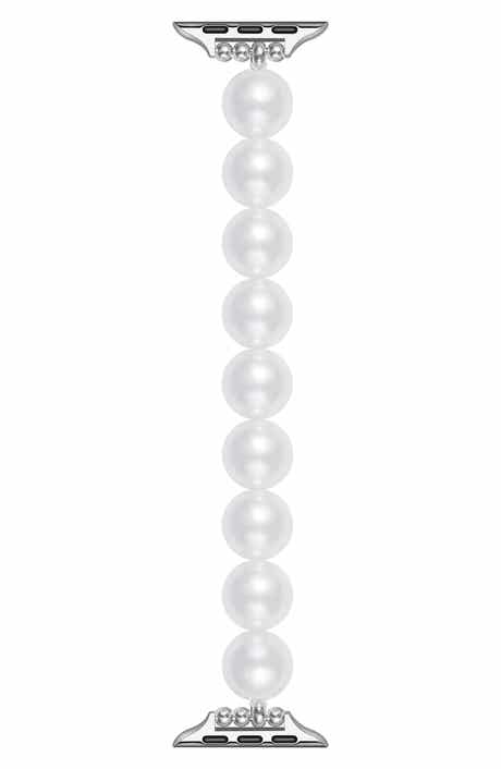 Posh Tech Violet Imitation Pearl Apple Watch® Bracelet Watchband