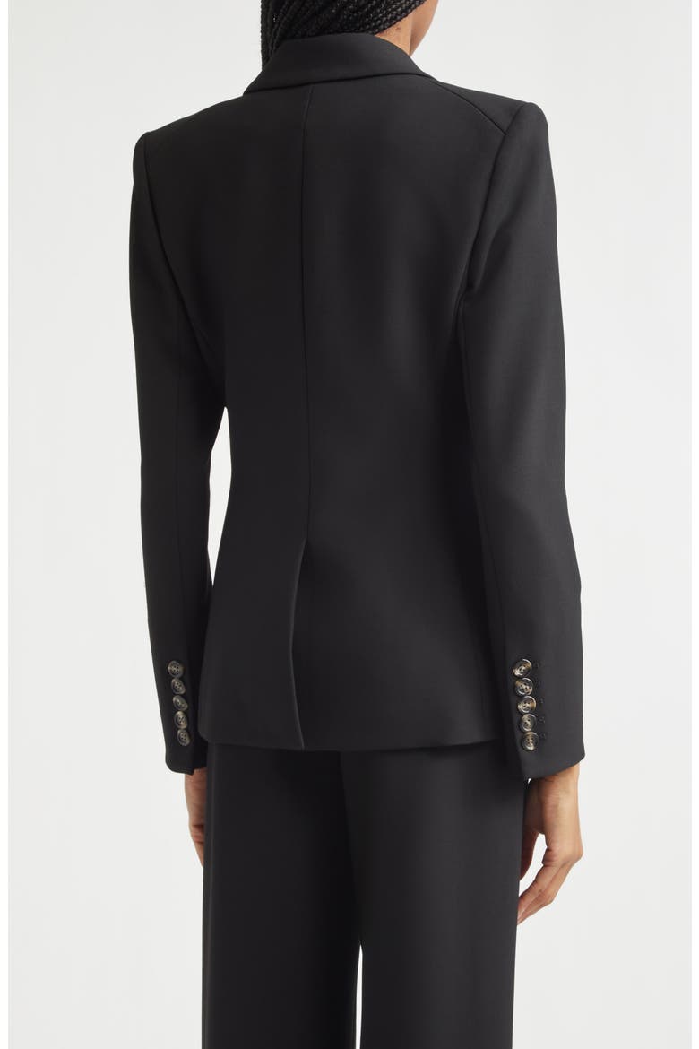 Miller Stretch Crepe Dickey Jacket, Alternate, color, BLACK