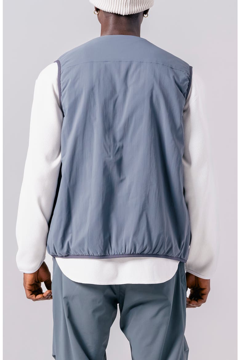 Flexible Insulated Water Repellent Vest, Alternate, color, CHARCOAL