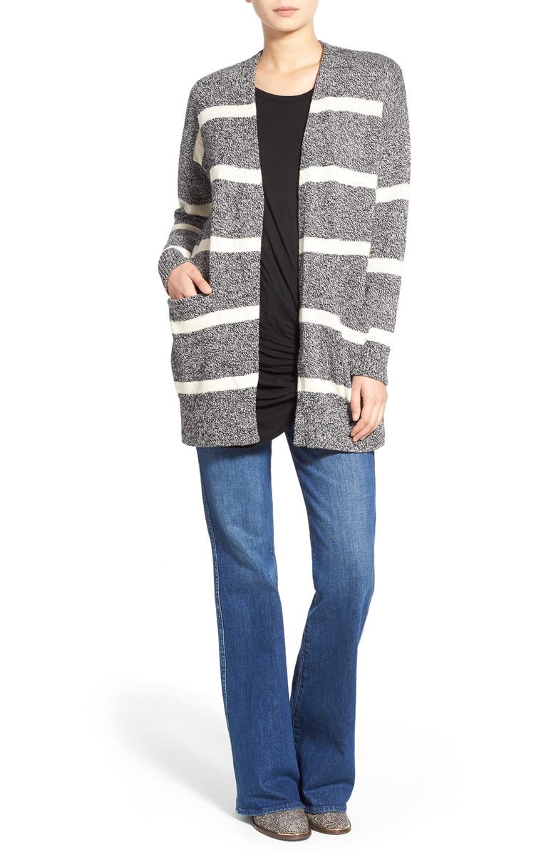 Madewell 'Charlie' Stripe Cardigan, Alternate, color, 