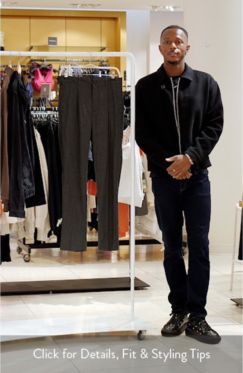 Pleated Slim Fit Dress Pants, sales video thumbnail