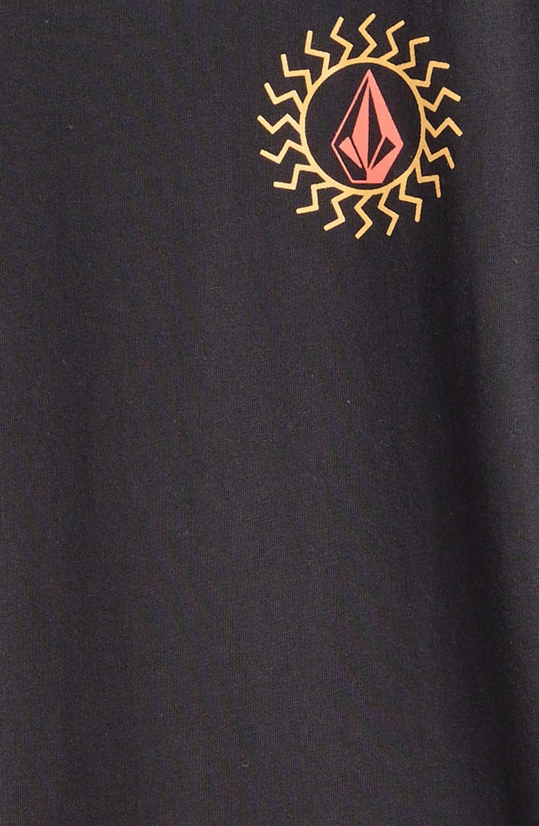 Volcom Kids' North Score Cotton Graphic T-Shirt, Alternate, color, Black