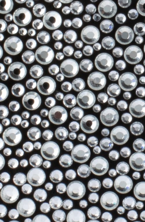 Olga Berg Desie Crystal Shoulder Bag In Black