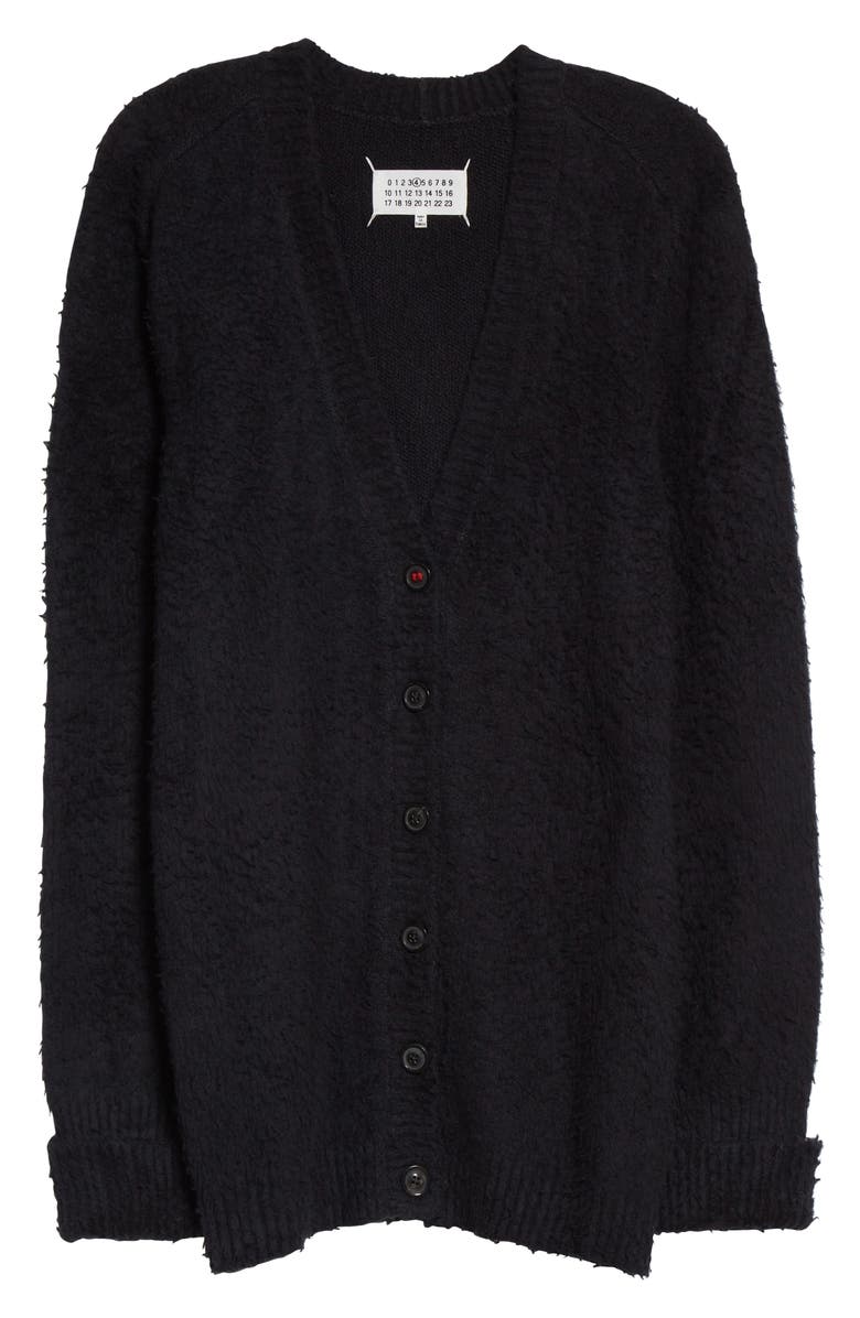 Maison Margiela Oversize Cotton Blend Cardigan, Alternate, color,