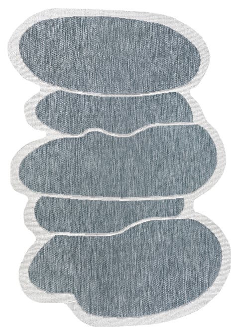 Jasper Modern Rustic Abstract Indoor/Outdoor Shaped Area Rug