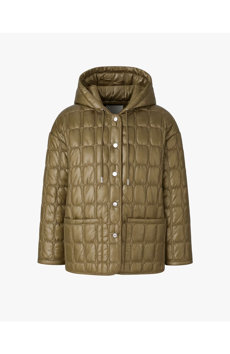 Quartz Co. EMILY | Lightweight Hooded Quilted Jacket, Main, color, Khaki