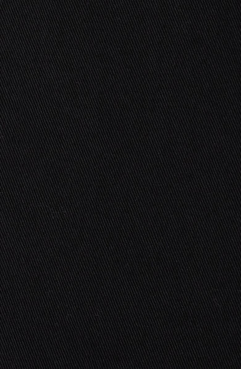 MERZ B SCHWANEN Organic Cotton Twill Shirt Jacket, Alternate, color, Deep Black