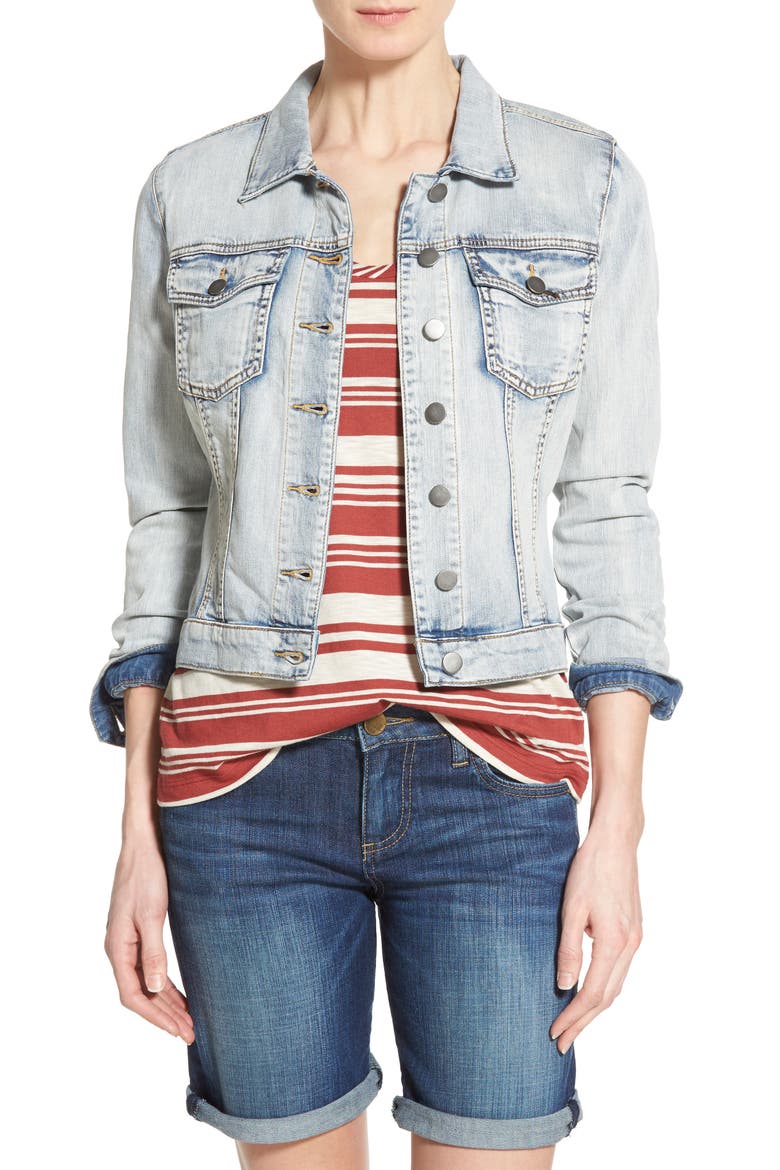 'Helena' Denim Jacket, Main, color, SWEET