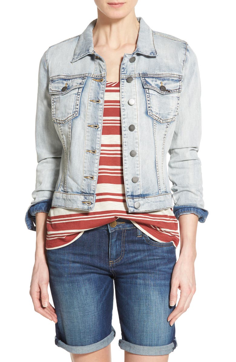 KUT from the Kloth 'Helena' Denim Jacket, Main, color,