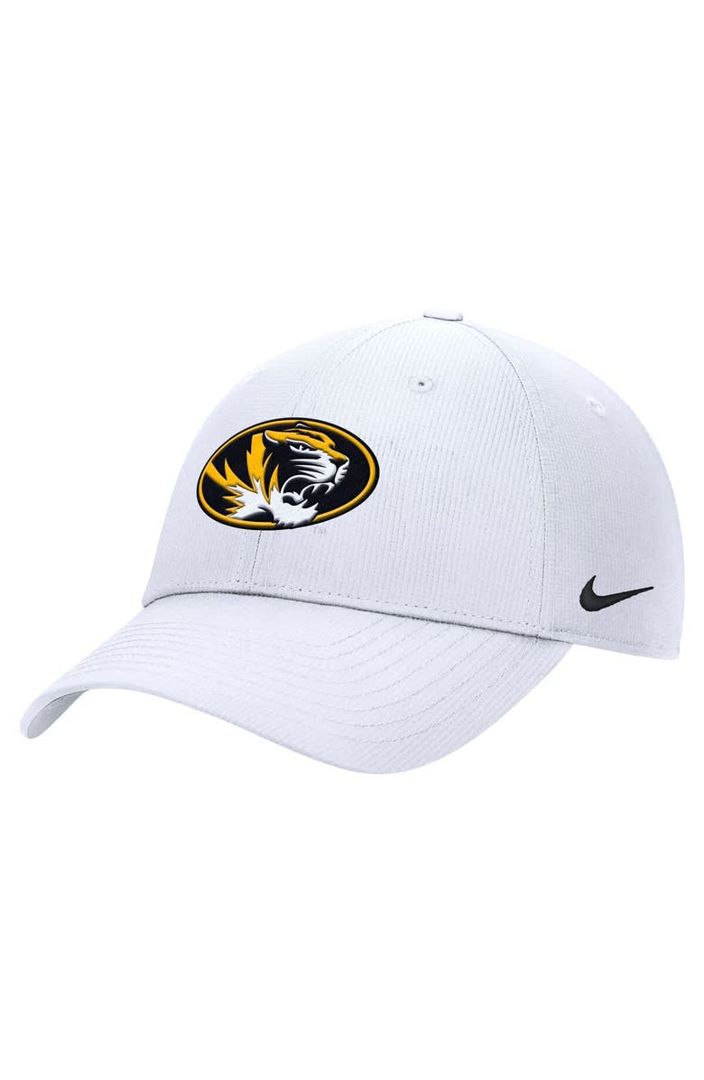 Nike Men's Nike  White Missouri Tigers 2025 On-Field Club Performance Adjustable Hat, Main, color, 