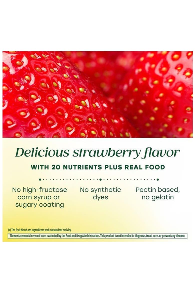 Whole Body Multivitamin Gummies for Men with Methylated B12, 90 Strawberry Gummies, Alternate, color, None