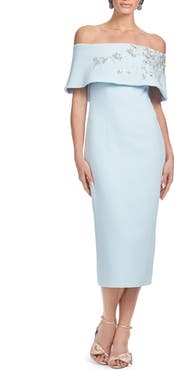 SACHIN BABI Naira Beaded Off the Shoulder Gown