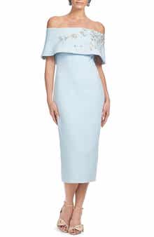 SACHIN BABI Naira Beaded Off the Shoulder Gown
