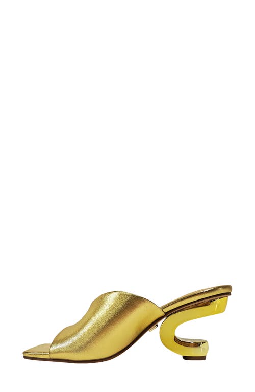 Ninety Union Gypsy Square Toe Mule In Gold