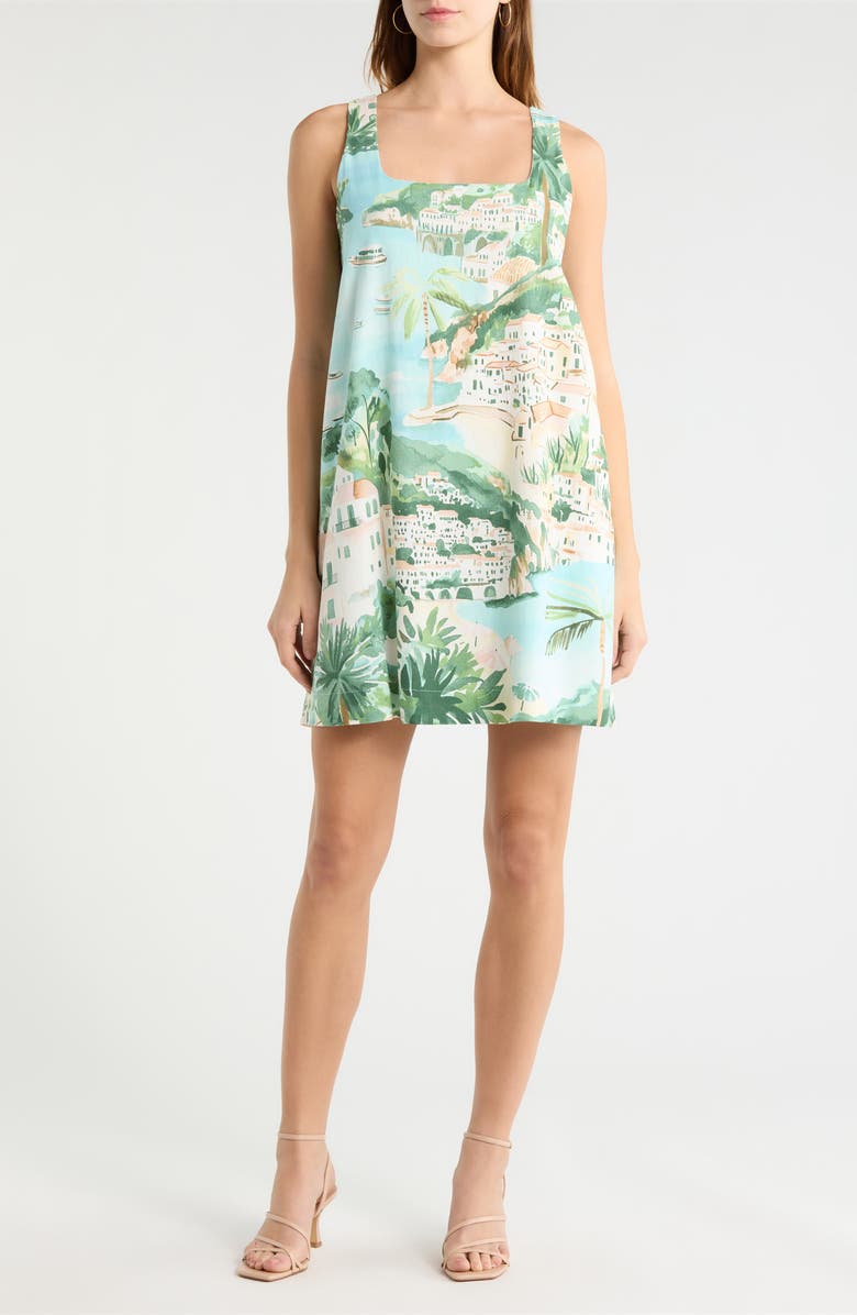 SUGARLIPS Piti Town Zenica Minidress, Main, color,