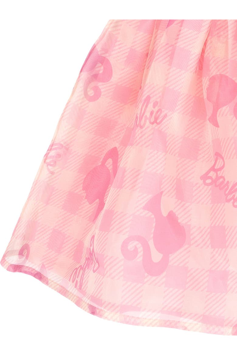 Short Sleeve Flare Dress, Alternate, color, Barbie Pink