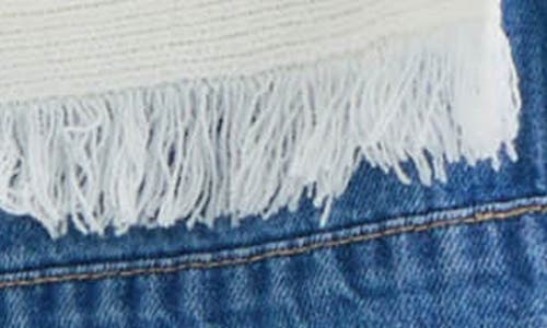 Nvlt Denim-collared Cardigan Sweater In Neutral