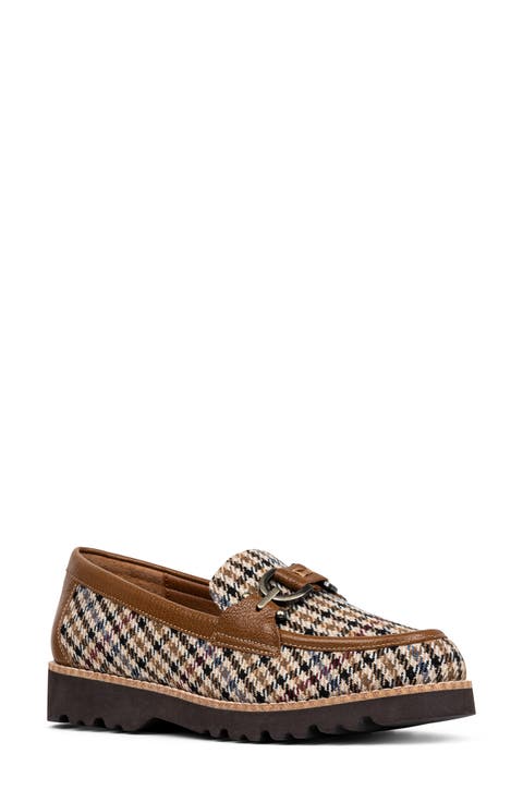 Houndstooh Bit Loafer (Women)