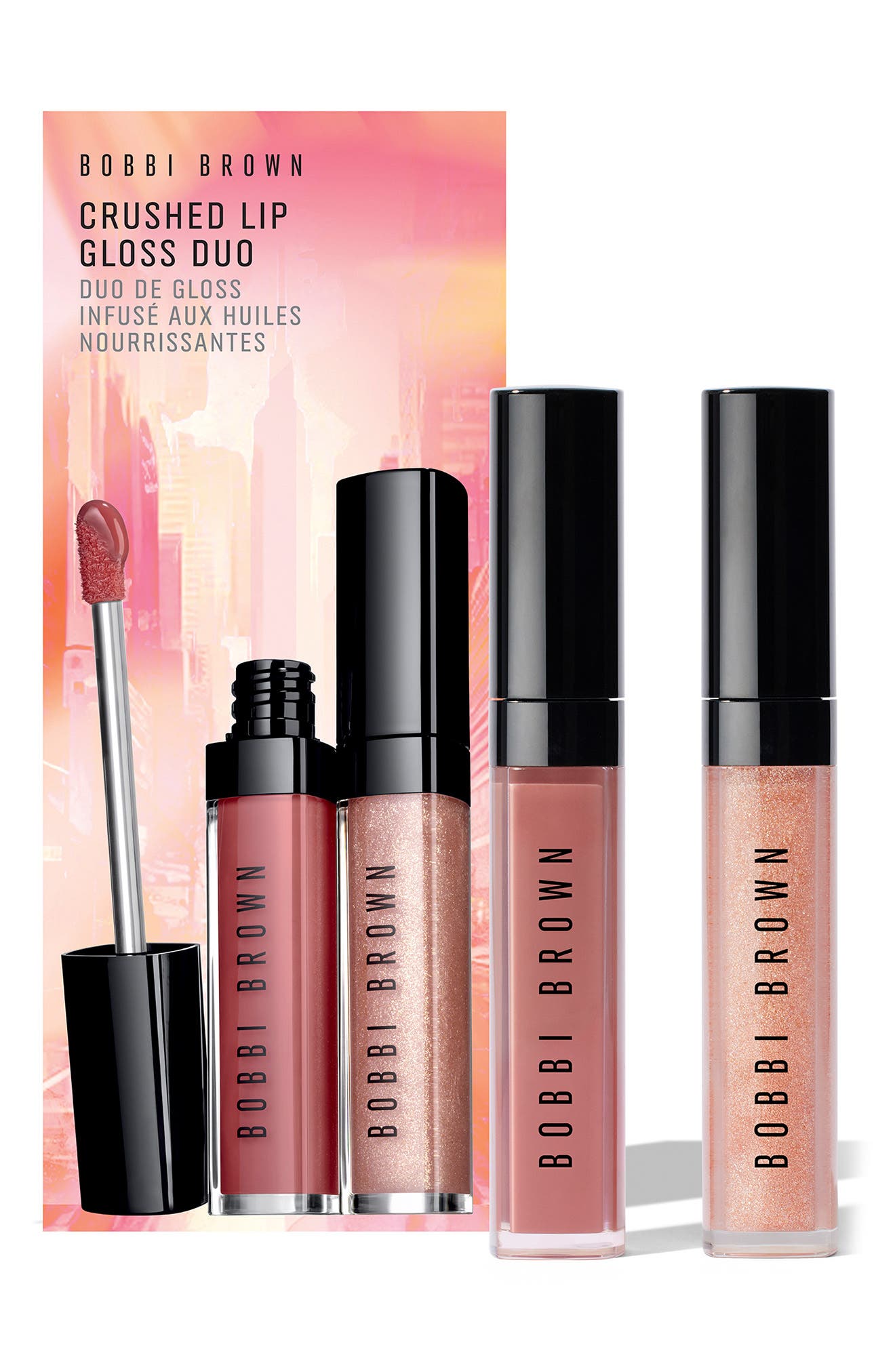 Crushed Oil-Infused Tinted Lip Gloss Duo Set $66 Value