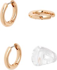 Open Edit Hoop Earring & Ear Cuff Set