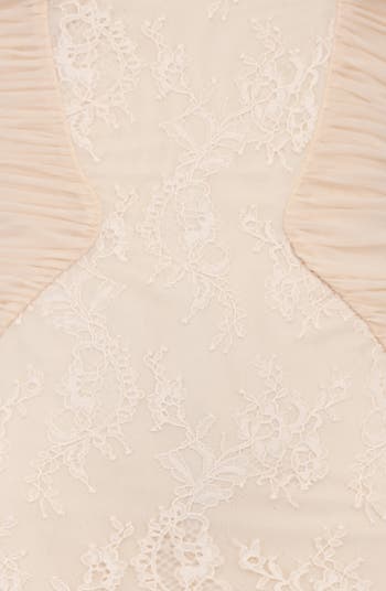 Felicia Lace Inset Mermaid Gown