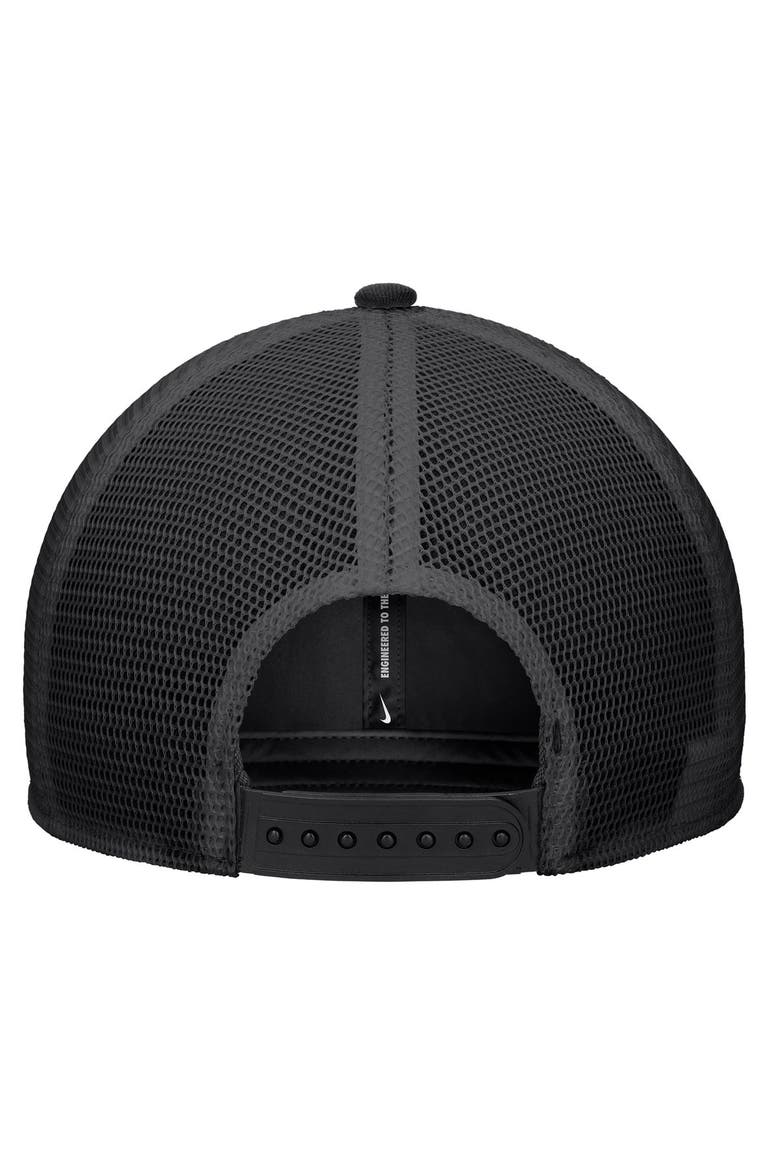 Men's Nike Black Barcelona Rise Rope Trucker A-Frame Adjustable Hat, Alternate, color, Black