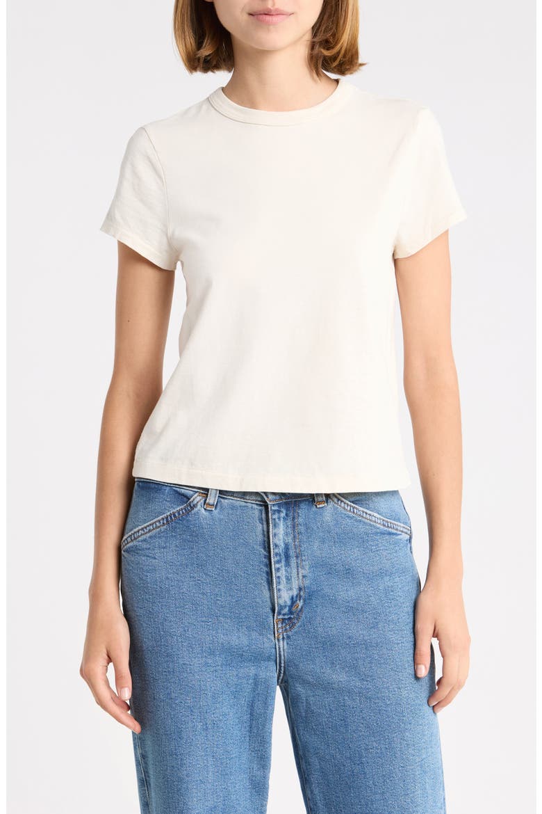 Boy Cotton Tee, Main, color, VINTAGEWHITE