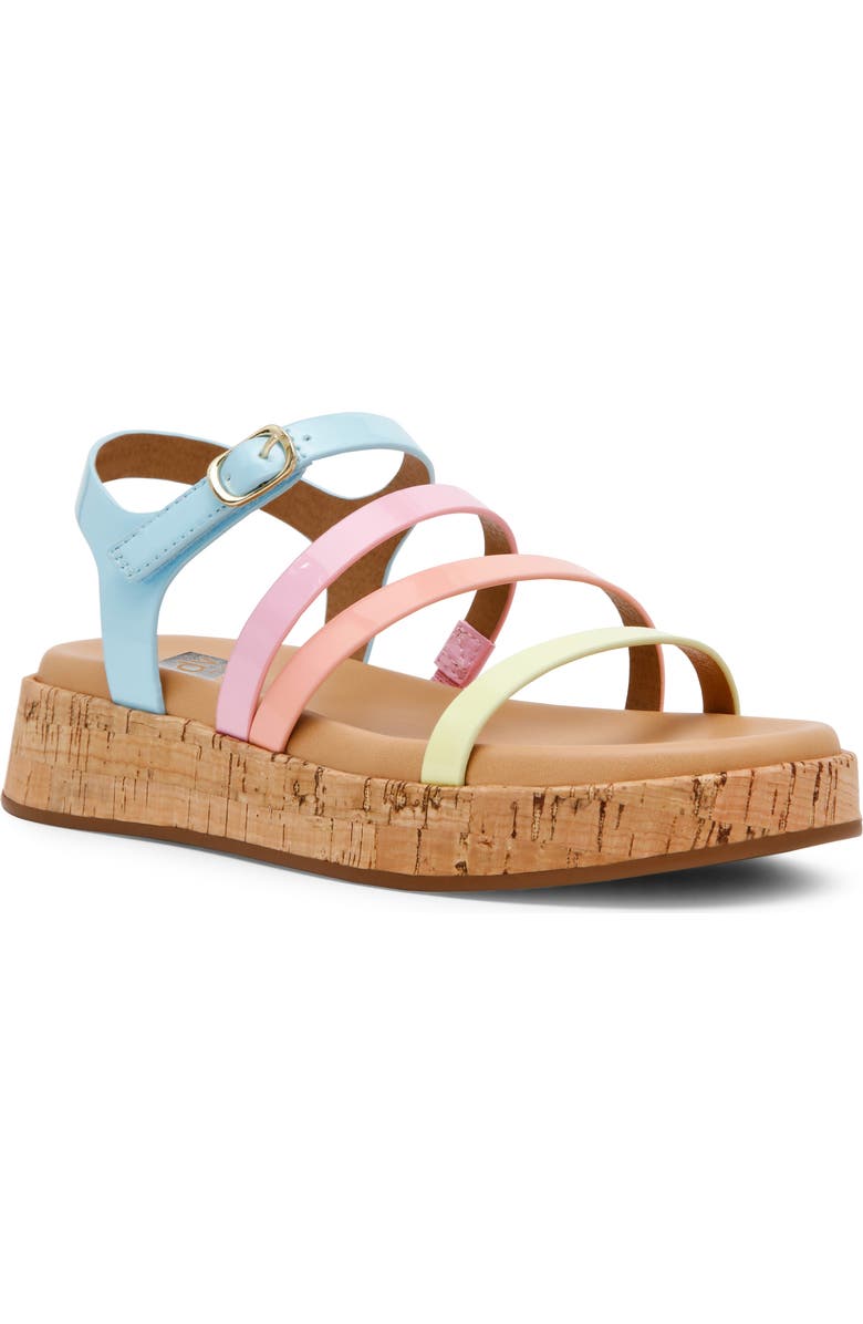 DV by Dolce Vita Kids' Swish Platform Sandal, Main, color, Rainbow