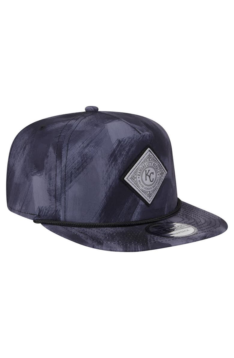 New Era Men's New Era Navy Kansas City Royals Printed Golfer Snapback Hat, Alternate, color, Navy