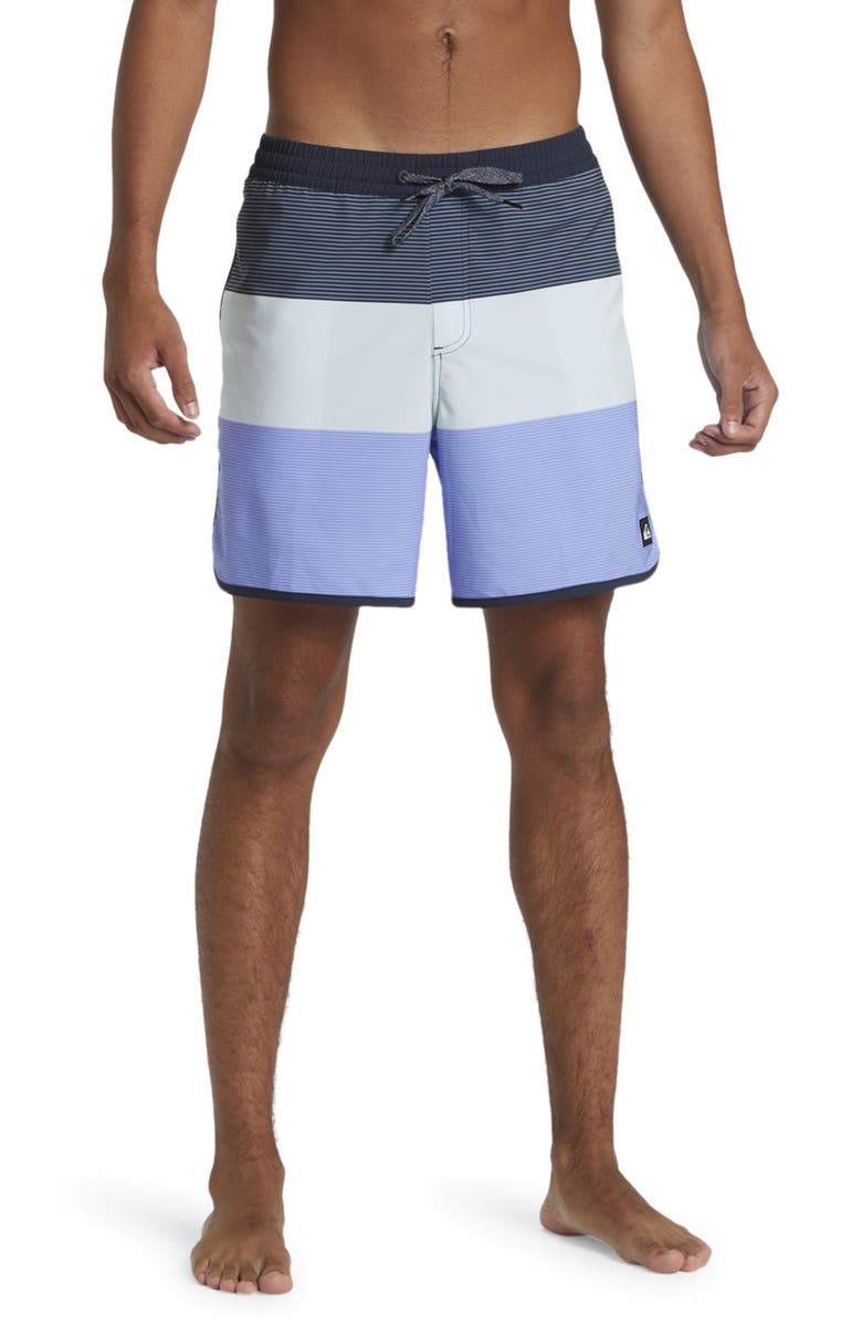 Quiksilver Surfsilk Tijuana Swim Trunks, Main, color, Great Otway Blue Nights