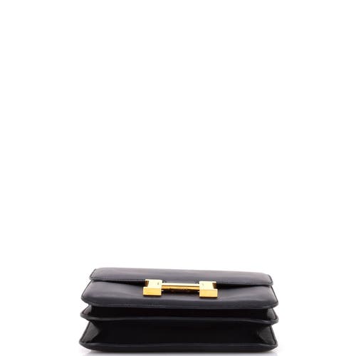 Pre-owned Hermes Hermes Constance Bag Swift 24 In Black
