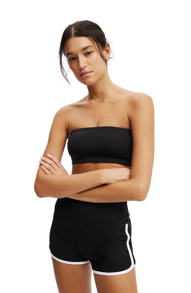 COTTON ON BODY Women's Active Ultra Soft Bandeau Crop, Main, color,