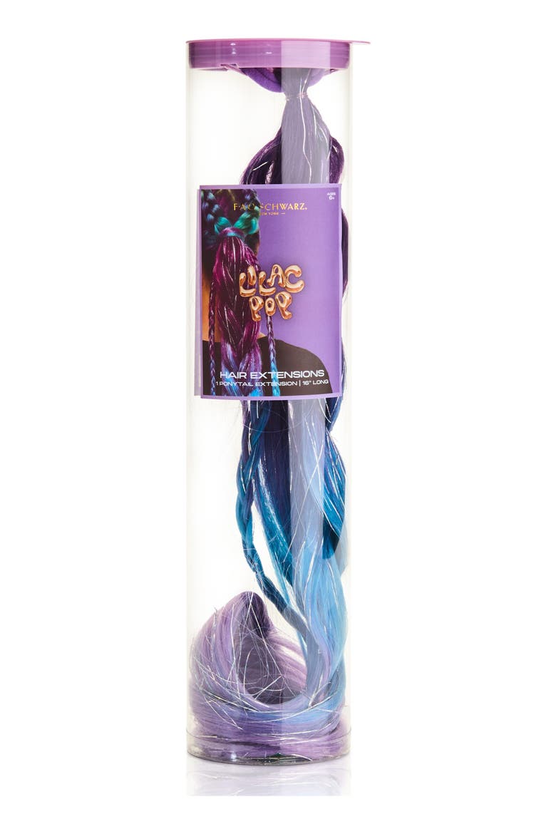 Rose Riot Wrap Ponytail Hair Extension, Alternate, color, OPEN PURPLE