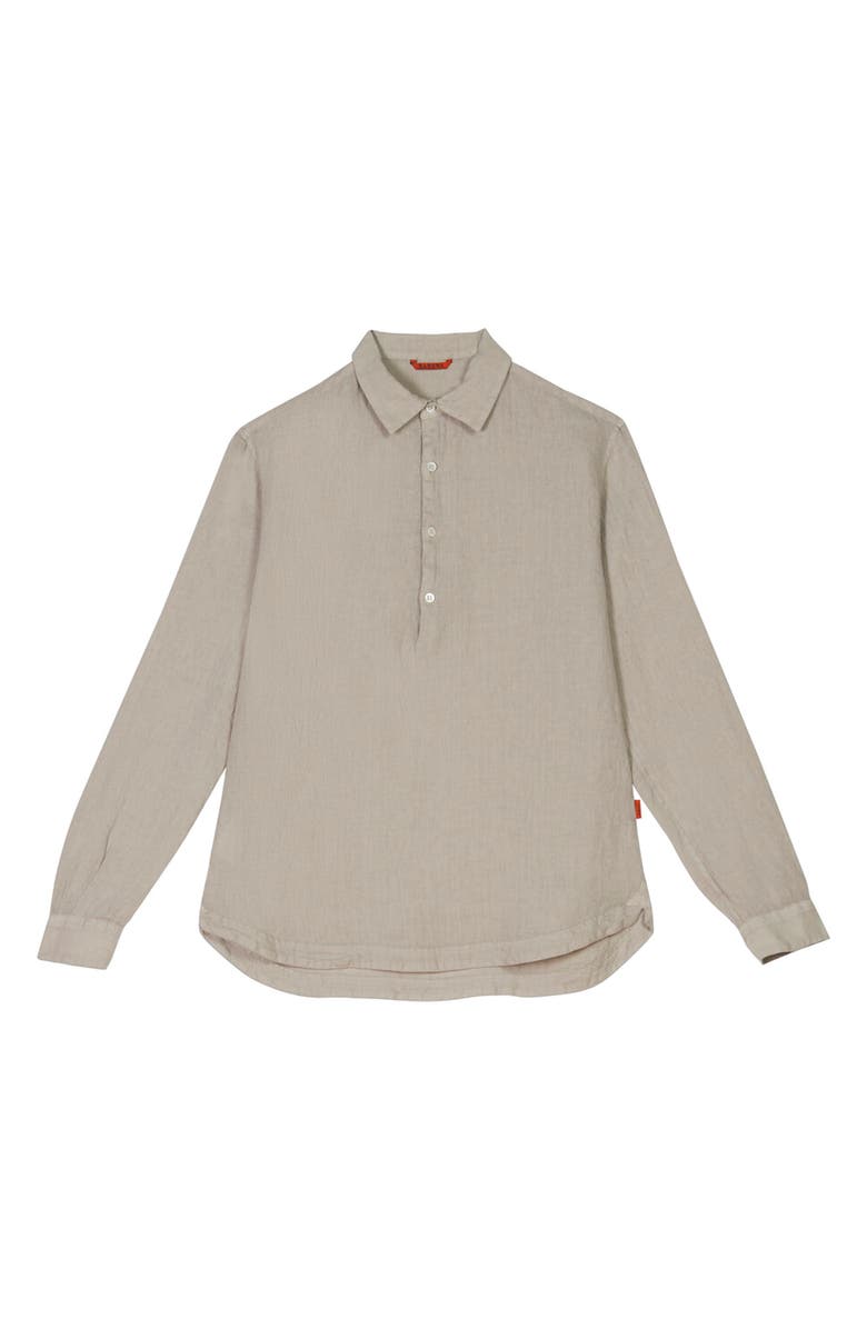 Barena Venezia Pavan Linen Popover Shirt, Alternate, color,