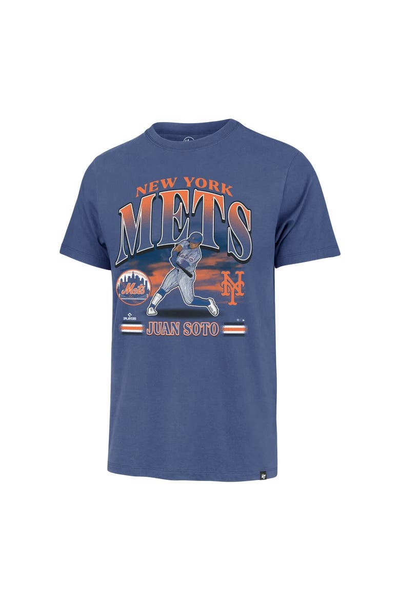 Men's '47 Juan Soto Royal New York Mets Graphic T-Shirt, Alternate, color, Royal