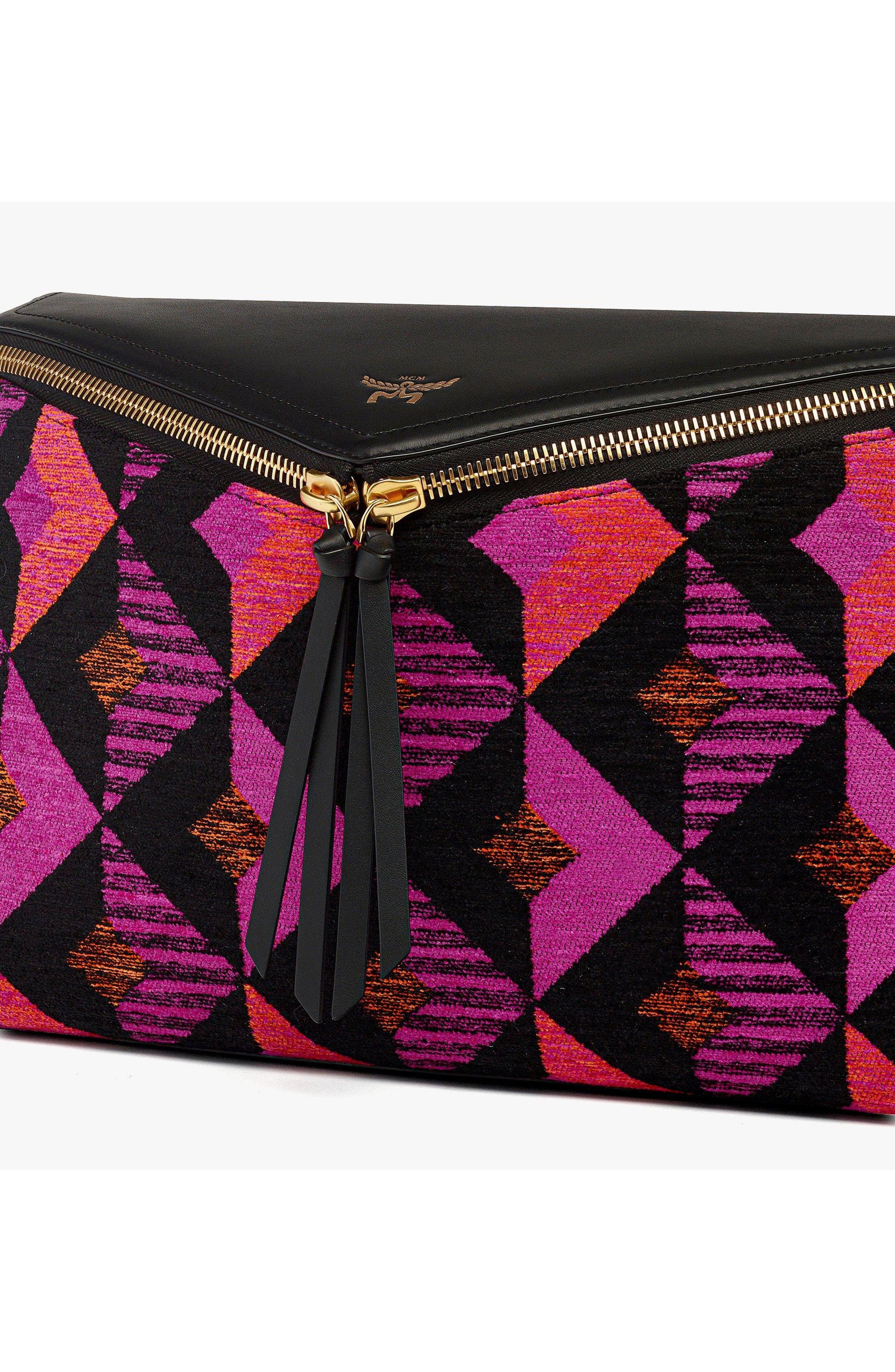 Medium Diamant 3D Shoulder Bag in Diamond Jacquard, Alternate, color, Multi