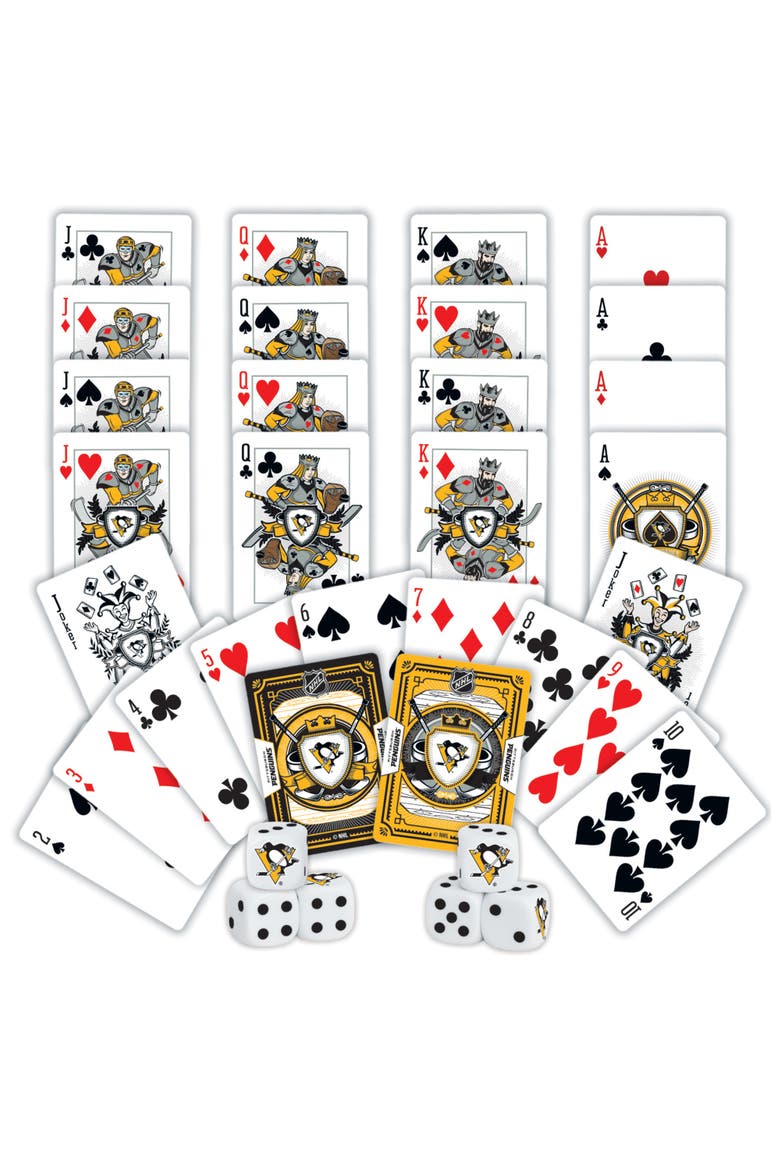 Pittsburgh Penguins Playing Cards & Dice, Alternate, color, Multicolor